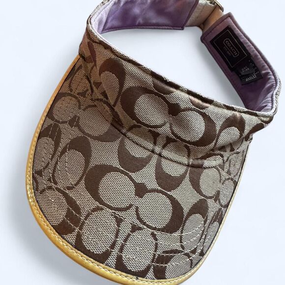 Coach Women's Brown and Tan Hat - Picture 1 of 6